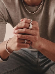 The Diamond Store Silver 8 Inch Havana Lab Men Diamond Box Set Bracelet 0.85ct in Sterling Silver - Image 11 of 11