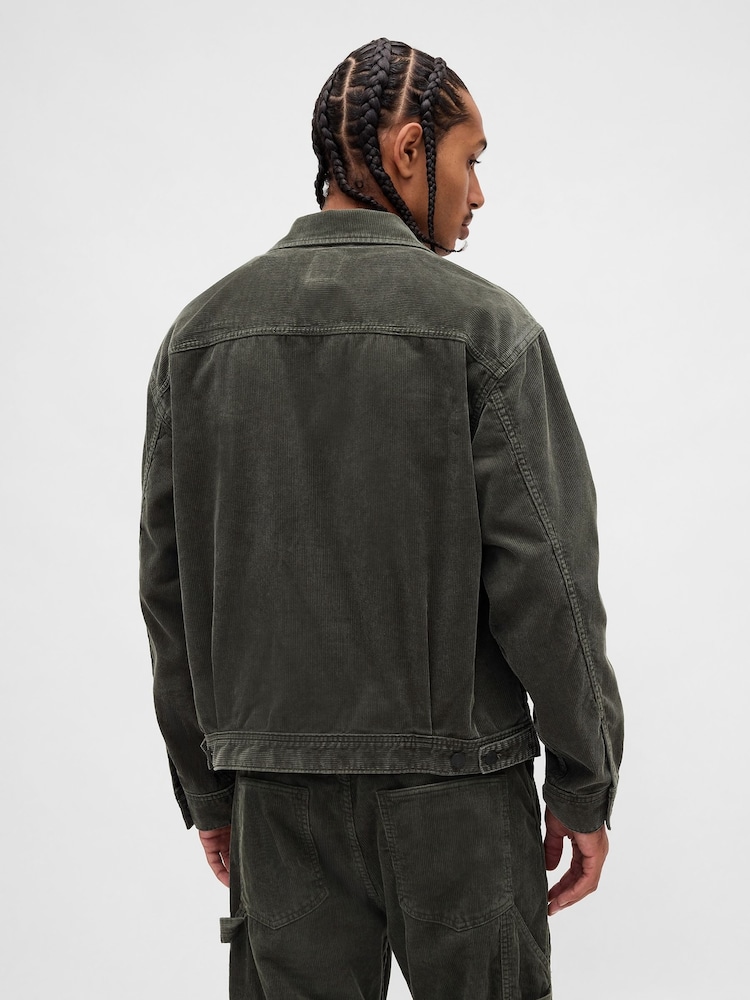 Gap Green Relaxed Corduroy Jacket - Image 2 of 4
