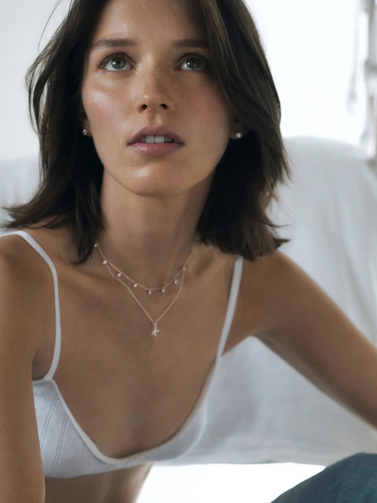 The Diamond Store White Love Letter K 0.09ct Lab Diamond Initial Pendant Necklace in Sterling Silver - Image 4 of 4 The Diamond Store White Love Letter K 0.09ct Lab Diamond Initial Pendant Necklace in Sterling Silver - Image 4 of 4