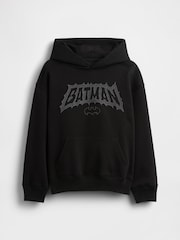 Gap Black VintageSoft Batman Hoodie (4-13yrs) - Image 4 of 5