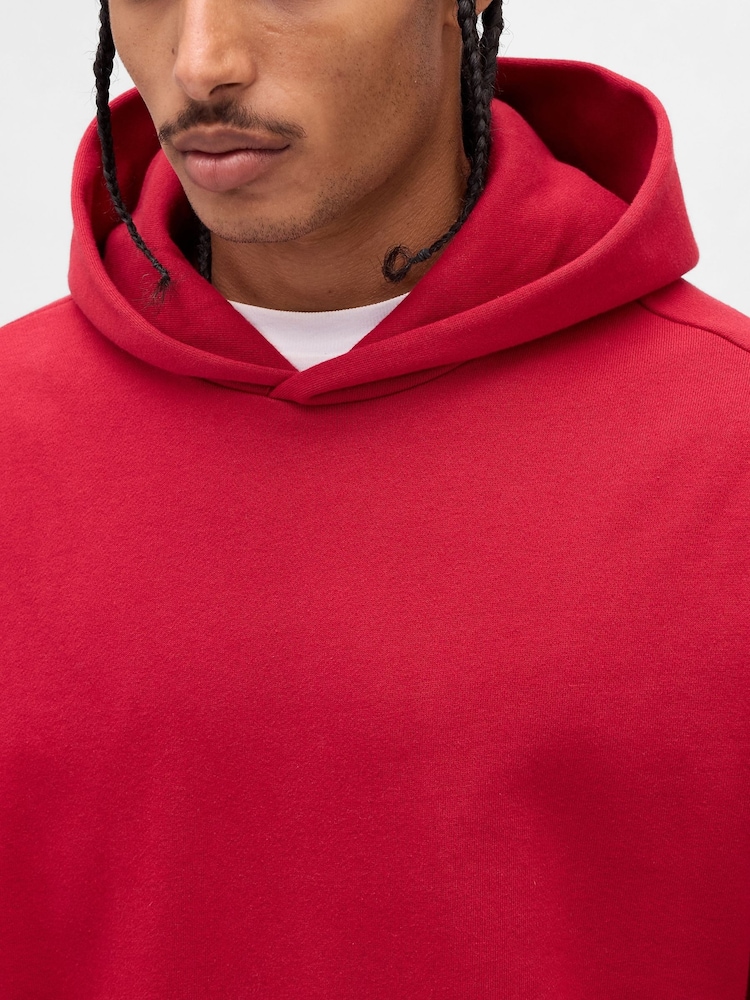 Gap Red Heavyweight Oversized Hoodie - Image 4 of 4