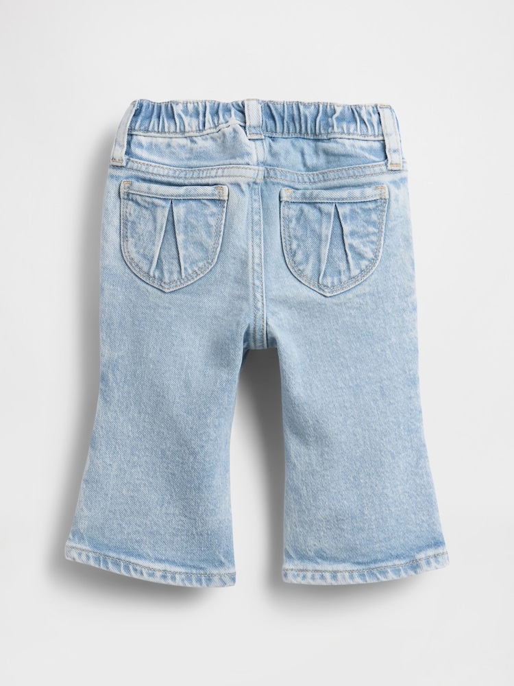 Gap Blue Heart Pocket Flare Jeans (0-24mths) - Image 2 of 3
