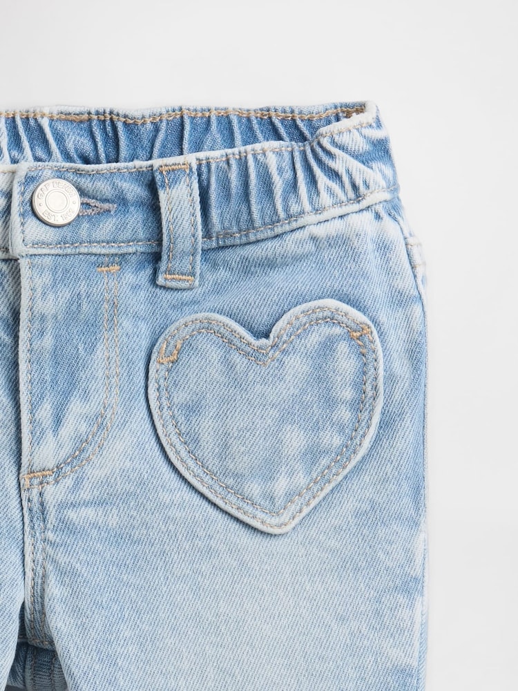 Gap Blue Heart Pocket Flare Jeans (0-24mths) - Image 3 of 3