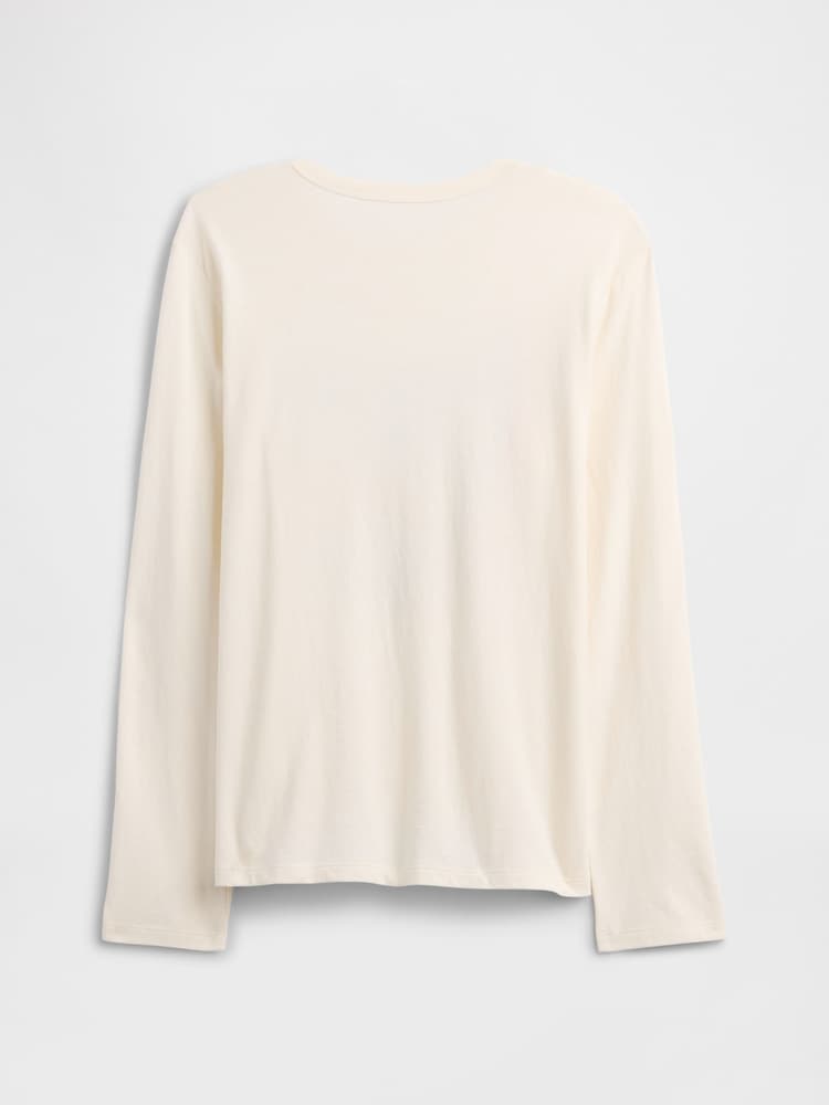 Gap Cream Gap Long Sleeve Graphic T-Shirt (4-13yrs) (4-13yrs) - Image 2 of 2 Gap Cream Gap Long Sleeve Graphic T-Shirt (4-13yrs) (4-13yrs) - Image 2 of 2