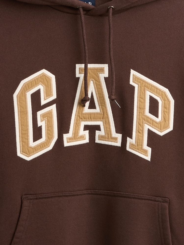 Gap Brown Oversized Extra Heavyweight French Terry Logo Hoodie - Image 7 of 7 Gap Brown Oversized Extra Heavyweight French Terry Logo Hoodie - Image 7 of 7