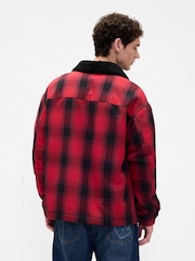 Gap Red Stranger Things Sherpa-Lined Shirt Jacket - Image 2 of 6