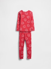 Gap Red Brushed Cotton Pyjamas Set (6mths-5yrs) (6mths-5yrs) - Image 2 of 2