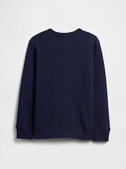 Azul marino - Gap Crew neck Graphic Sweatshirt (4-13yrs) - Imagen 2 de 3