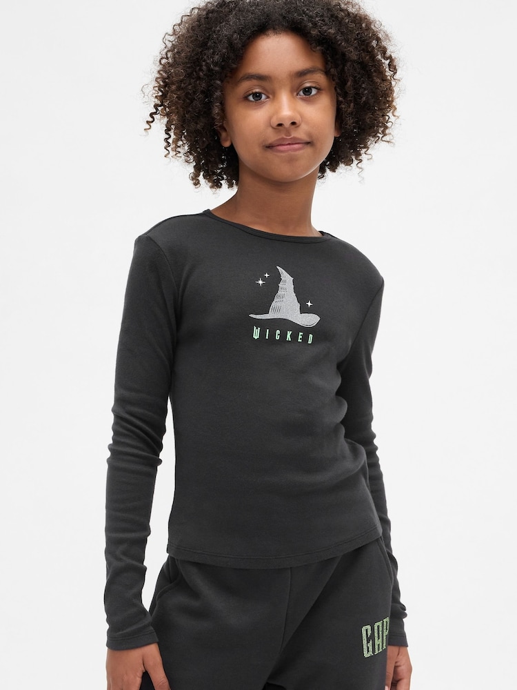 Gap Black Wicked Graphic T-Shirt (4-13yrs) (4-13yrs) - Image 1 of 5 Gap Black Wicked Graphic T-Shirt (4-13yrs) (4-13yrs) - Image 1 of 5