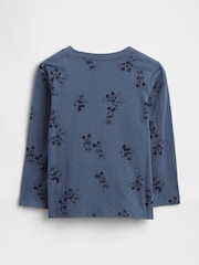 Gap Blue Mickey Mouse Disney Print T-Shirt (6mths-5yrs) - Image 2 of 3