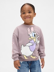 Gap Purple Disney VintageSoft Graphic Sweatshirt (6mths-5yrs) - Image 1 of 3