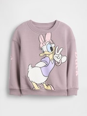 Gap Purple Disney VintageSoft Graphic Sweatshirt (6mths-5yrs) - Image 2 of 3