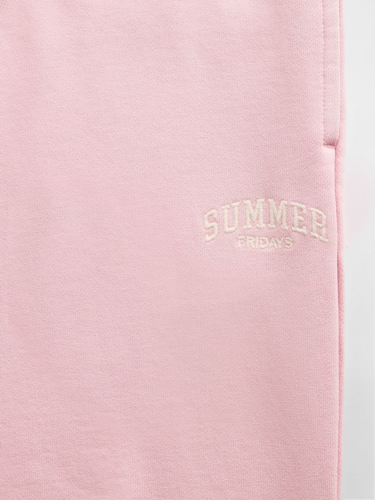 Gap Pink Summer Fridays Heavyweight Relaxed Logo Joggers - Image 6 of 6