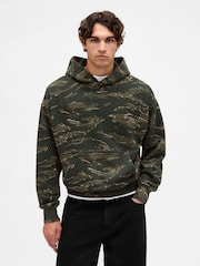 Gap Dark Green Heavyweight Oversized Hoodie - Image 1 of 6