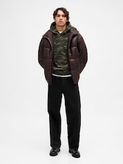 Gap Dark Green Heavyweight Oversized Hoodie - Image 3 of 6