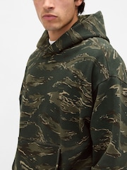 Gap Dark Green Heavyweight Oversized Hoodie - Image 4 of 6