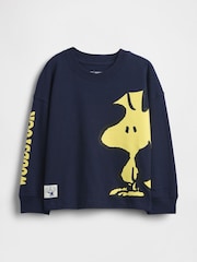 Gap Navy Blue Snoopy Graphic T-Shirt (6mths-5yrs) - Image 1 of 3