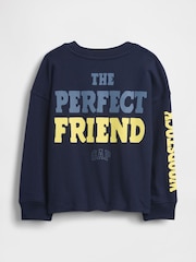 Gap Navy Blue Snoopy Graphic T-Shirt (6mths-5yrs) - Image 2 of 3