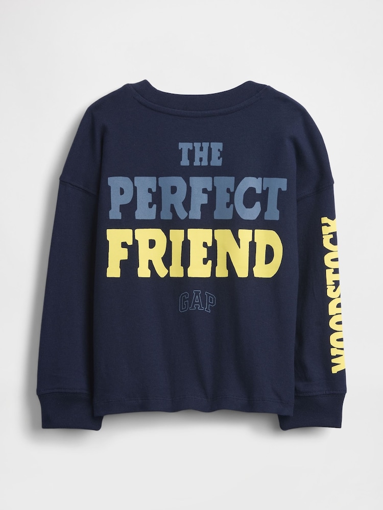 Gap Navy Blue Snoopy Graphic T-Shirt (6mths-5yrs) - Image 2 of 3 Gap Navy Blue Snoopy Graphic T-Shirt (6mths-5yrs) - Image 2 of 3