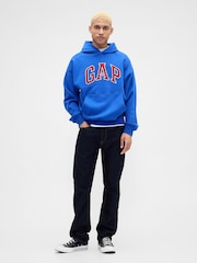 Gap Blue London Arch Logo Hoodie - Image 3 of 4