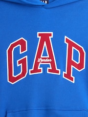 Gap Blue London Arch Logo Hoodie - Image 4 of 4