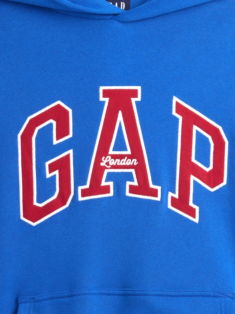 Gap Blue London Arch Logo Hoodie - Image 4 of 4
