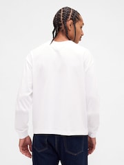 Weiß - Gap Heavyweight Crop T-Shirt - Bild 2 von 4