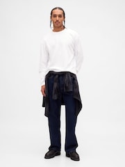 Hvit - Gap Heavyweight Avkortet t-skjorte - Bilde 3 av 4