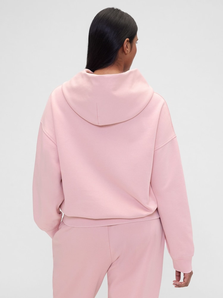 Gap Pink Summer Fridays Heavyweight Oversized Logo Hoodie - Image 2 of 6