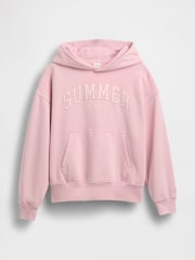 Gap Pink Summer Fridays Heavyweight Oversized Logo Hoodie - Image 4 of 6