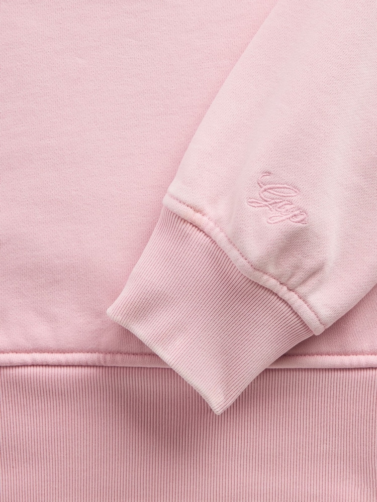 Gap Pink Summer Fridays Heavyweight Oversized Logo Hoodie - Image 6 of 6