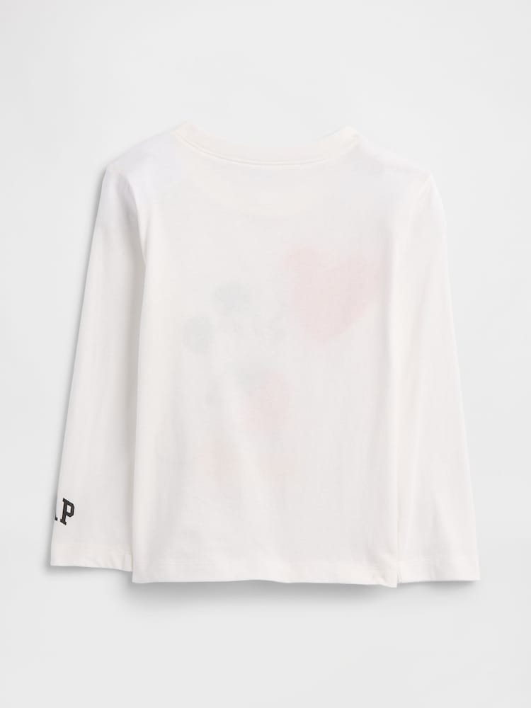 Gap White Disney Mickey Mouse Graphic T-Shirt (6mths-5yrs) - Image 2 of 3 Gap White Disney Mickey Mouse Graphic T-Shirt (6mths-5yrs) - Image 2 of 3