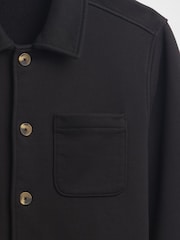 Gap Black French Terry Chore Jacket - Image 5 of 5