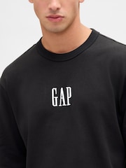 Gap Black Logo Long Sleeve T-Shirt - Image 4 of 4