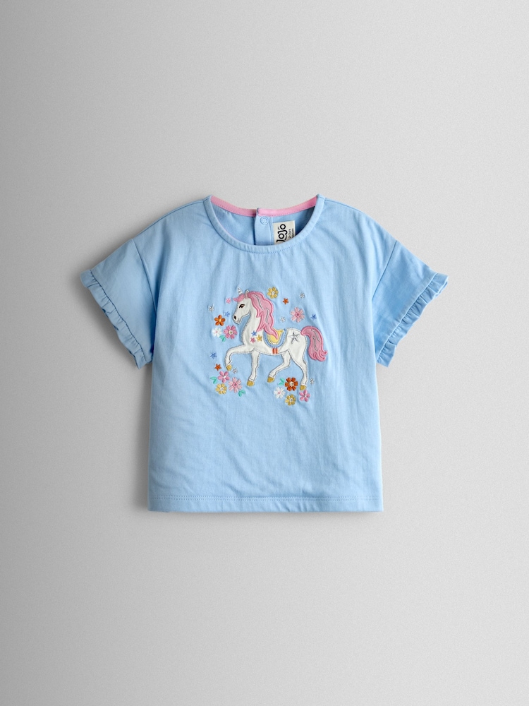 Jojo Maman Bébé Pink Top and Skirt Set - Image 2 of 7 Jojo Maman Bébé Pink Top and Skirt Set - Image 2 of 7