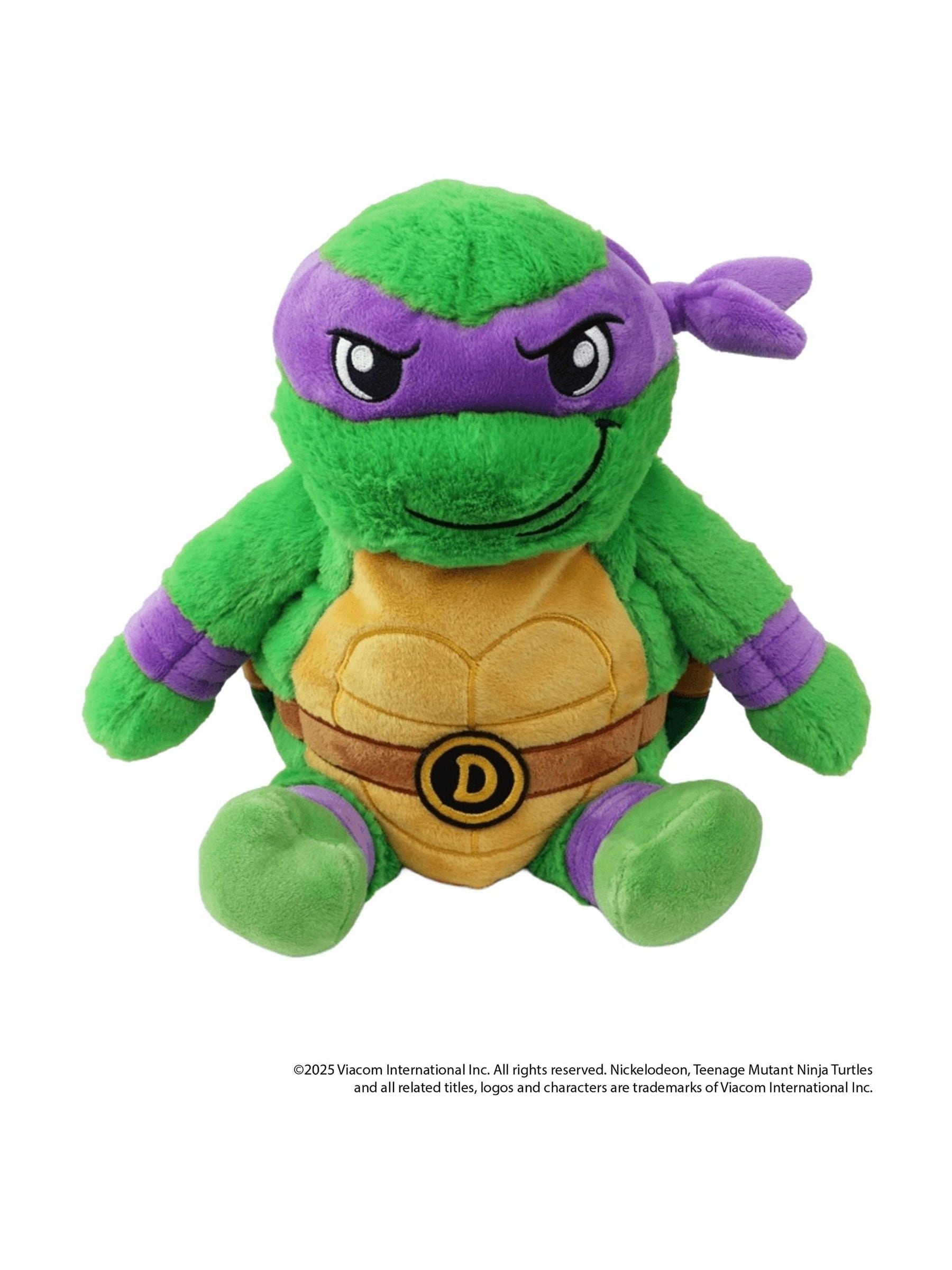 Warmies Unisex Purple Large Donatello Fully Heatable Soft Toy