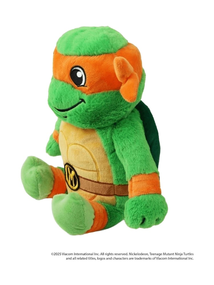 Warmies Orange Large Michalangelo Fully Heatable Plush Toy - Image 2 of 3 Warmies Orange Large Michalangelo Fully Heatable Plush Toy - Image 2 of 3