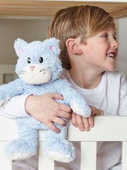 Warmies Blue Large Cat Fully Heatable Plush Toy - Image 2 of 4