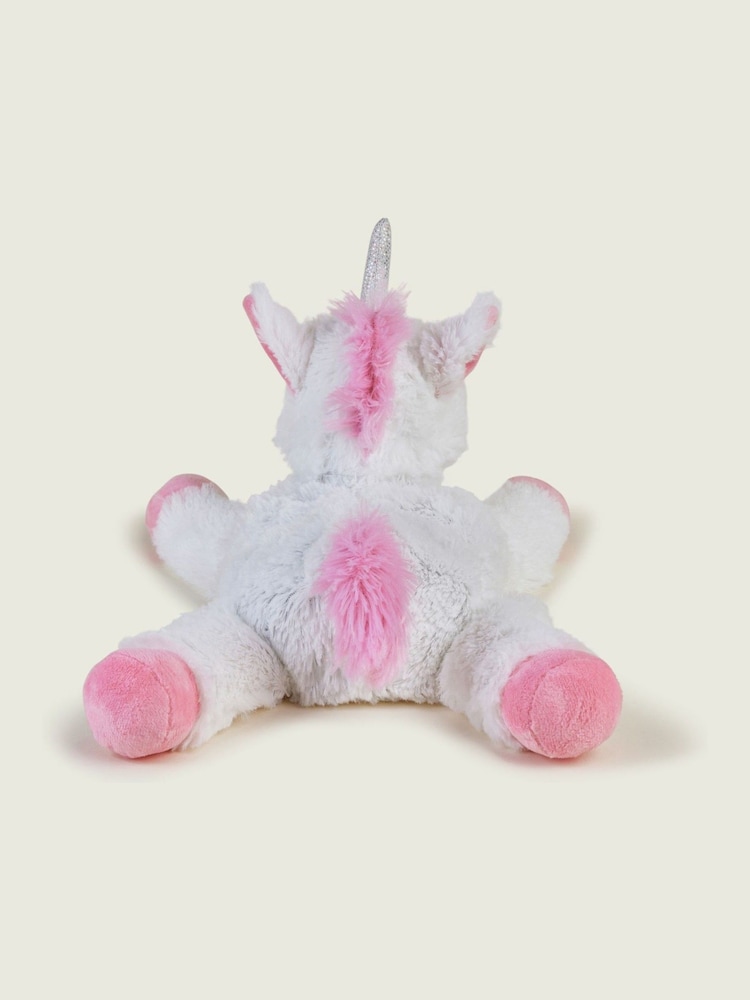 Warmies White Large Laying Unicorn Fully Heatable Soft Toy - Image 4 of 4