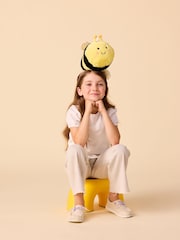 Warmies Yellow and Black Large Honey Bee Fully Heatable Plush Toy - Image 2 of 4