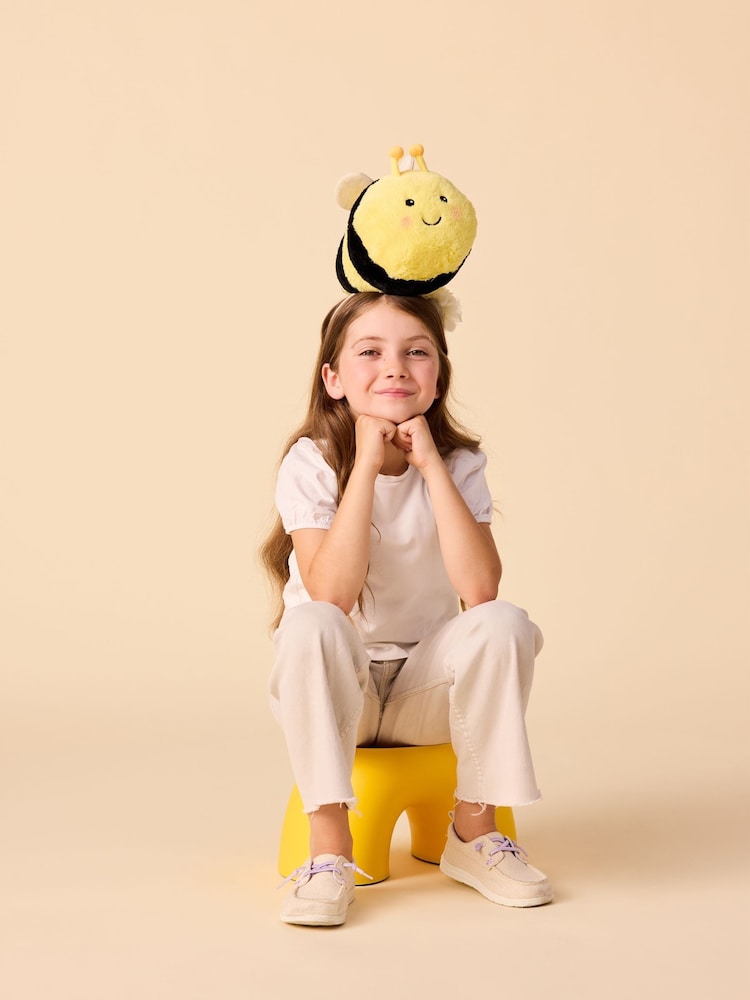 Warmies Yellow and Black Large Honey Bee Fully Heatable Plush Toy - Image 2 of 4 Warmies Yellow and Black Large Honey Bee Fully Heatable Plush Toy - Image 2 of 4
