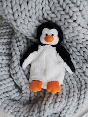 Warmies Black and White Large   Penguin  Fully Heatable Plush Toy - Image 3 of 5