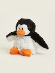 Warmies Black and White Large   Penguin  Fully Heatable Plush Toy - Image 4 of 5