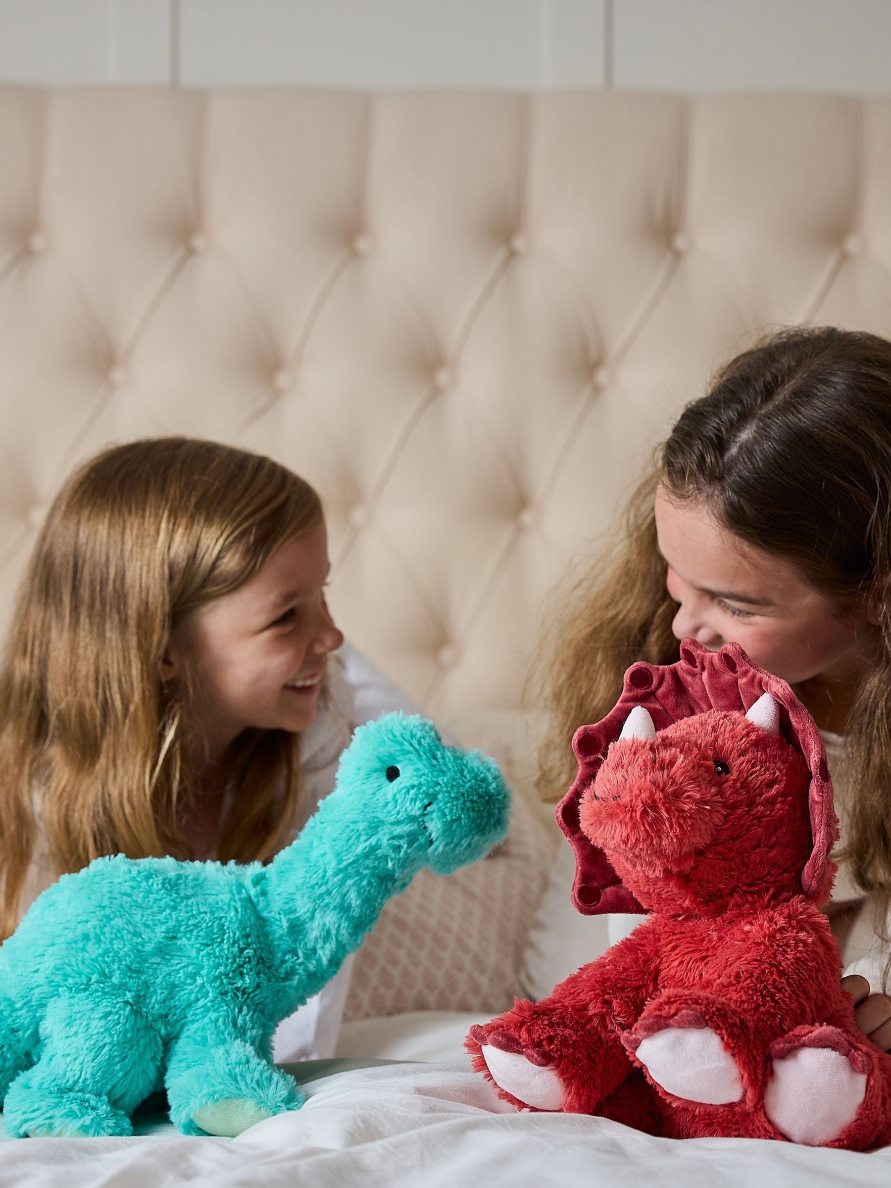 Warmies Unisex Blue Large Brachiosaurus Fully Heatable Soft Toy - Image 1