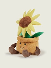 Warmies Yellow Large Flower Pot Fully Heatable Plush Toy - Image 1 of 4