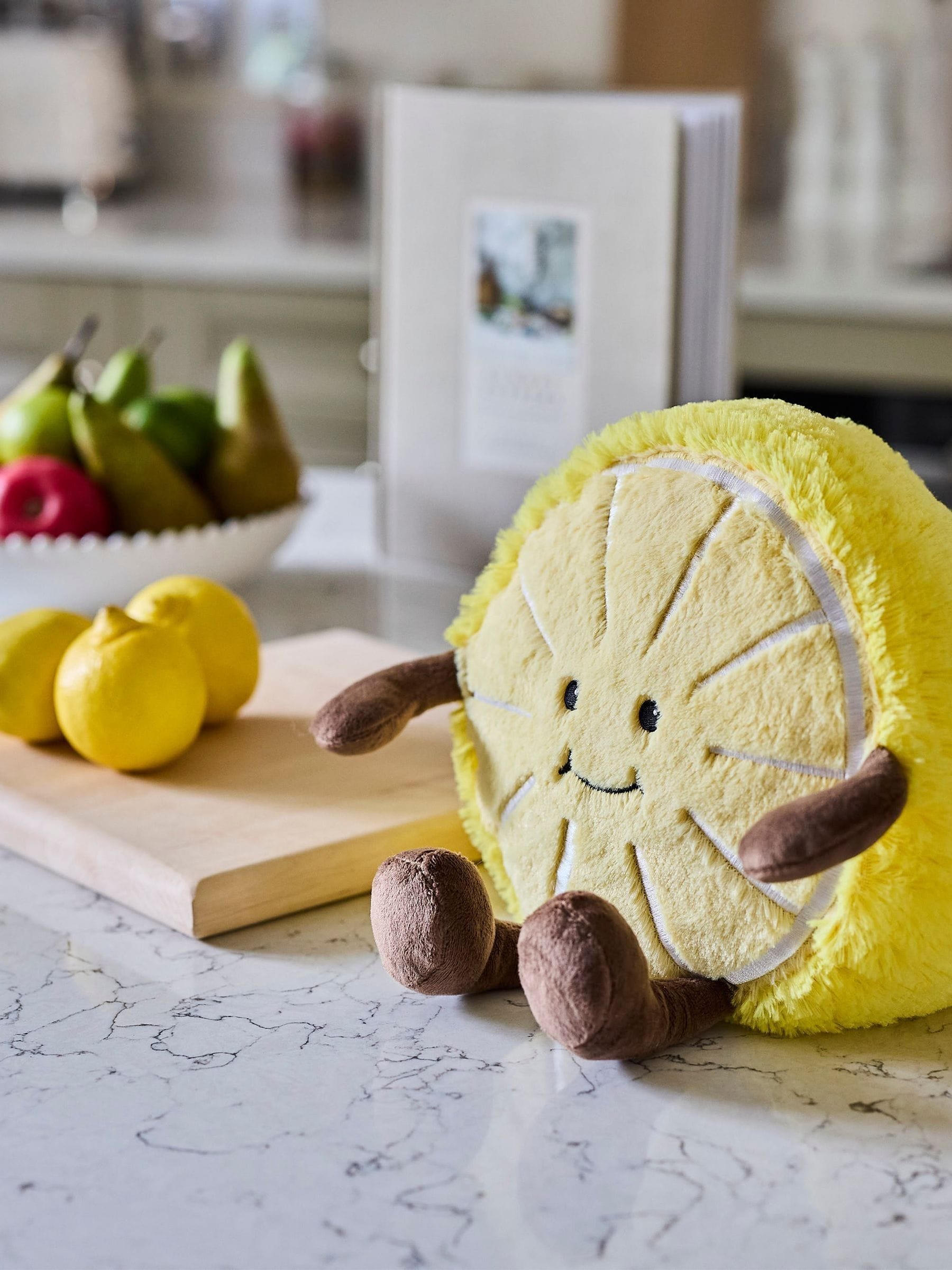 Warmies Yellow Large Microwaveable Plush Lemon In - Image 4