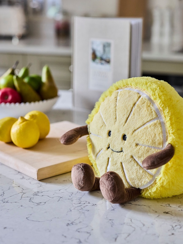 Warmies Yellow Large Lemon Fully Heatable Plush Toy - Image 1 of 4 Warmies Yellow Large Lemon Fully Heatable Plush Toy - Image 1 of 4