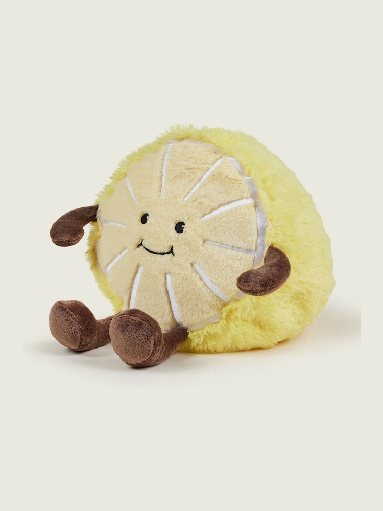 Warmies Yellow Large Lemon Fully Heatable Plush Toy - Image 2 of 4 Warmies Yellow Large Lemon Fully Heatable Plush Toy - Image 2 of 4