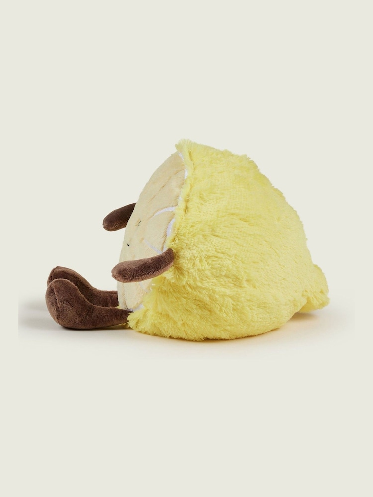Warmies Yellow Large Lemon Fully Heatable Plush Toy - Image 4 of 4 Warmies Yellow Large Lemon Fully Heatable Plush Toy - Image 4 of 4