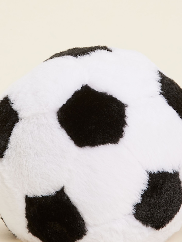 Warmies White And Black Large Football Fully Heatable Plush Toy - Image 4 of 4 Warmies White And Black Large Football Fully Heatable Plush Toy - Image 4 of 4